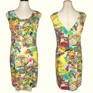 Jams World Havana Cuba Theme Sleeveless Dress size 5